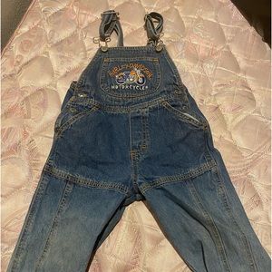 Harley Davidson Toddler Boys Overalls 2T